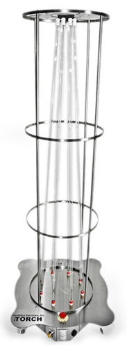 火炬?便攜式室內(nèi)紫外線消毒ClorDiSys塔。